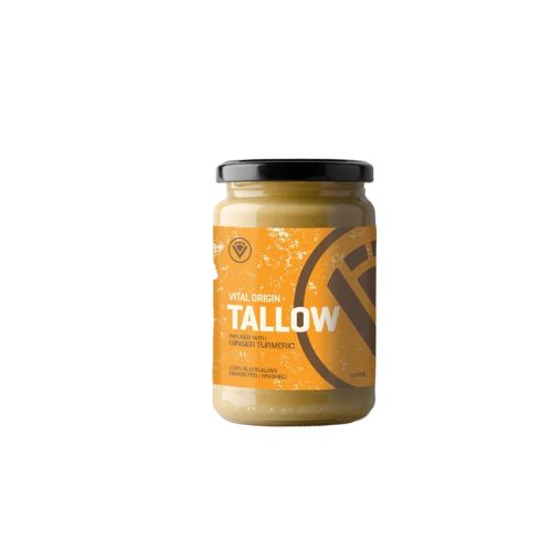 Vital Origin Beef Tallow Infused with Ginger Tumeric - 250ml