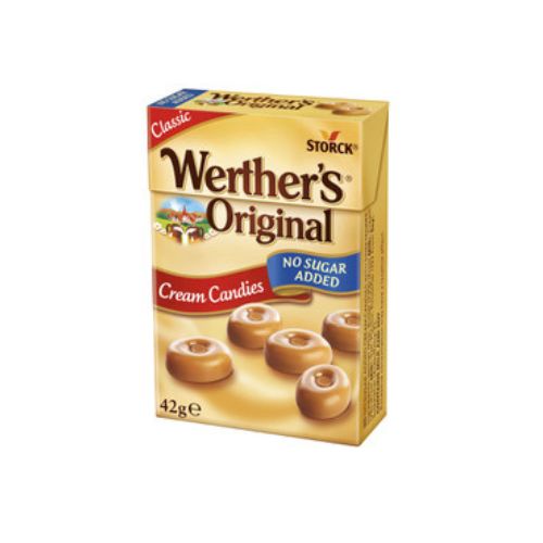Werther's Original No Added Sugar Cream Candies - 42g