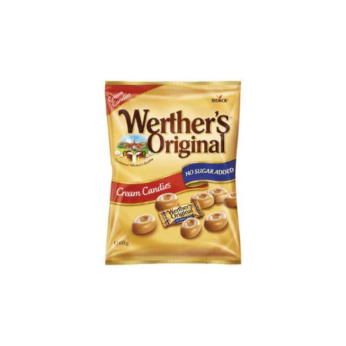 Werther's Original No Added Sugar Cream Candies - 60g