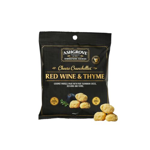 Ashgrove Cheese Crunchettes Red Wine & Thyme 40g